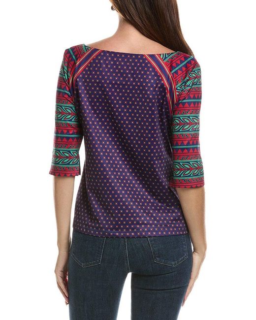 Gretchen Scott Purple Jersey T-Shirt