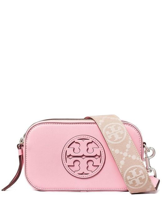Tory Burch Pink Leather Crossbody Bag