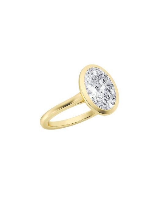 Lab Grown Diamonds White 14k 5.00 Ct. Tw. Lab-grown Diamond Solitaire Ring