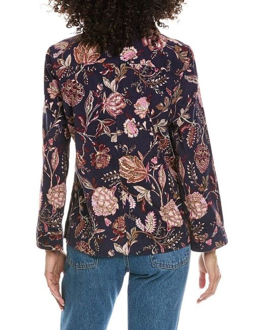 Tommy Bahama Red Exquisite Bloom Cord Top