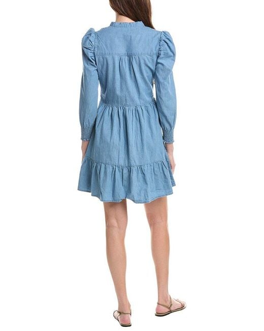 Sail To Sable Blue Mini Dress