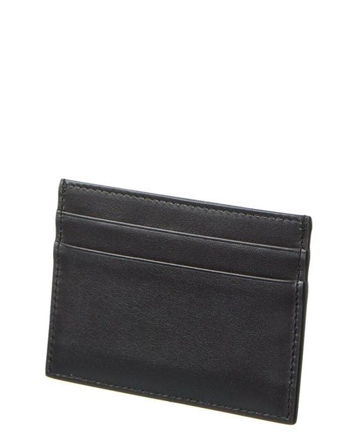 Dolce & Gabbana Black Dg Logo Leather Card Holder