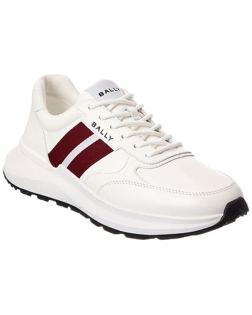 Bally White Senny Leather Sneaker for men