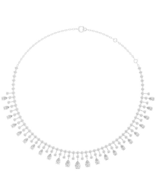 VOWE White 14K 18.00 Ct. Tw. Lab-Grown Diamond Necklace