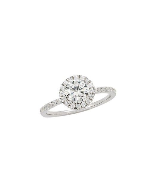 Savvy Cie White Halo Ring