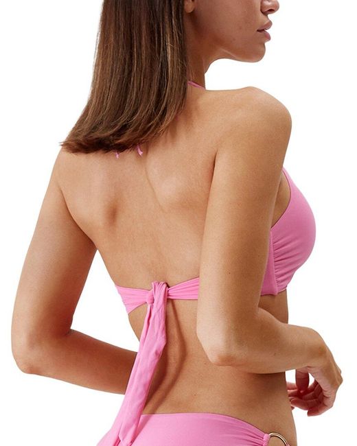 Melissa Odabash Pink Hamburg Bikini Top