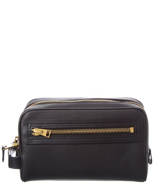 Tom Ford Leather Pouch in Black for Men | Lyst