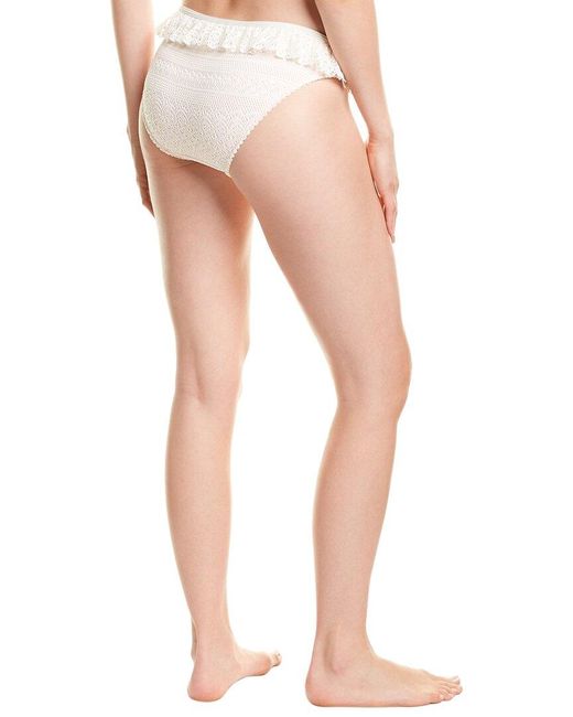 Kate Spade White Lace Classic Bikini Bottom