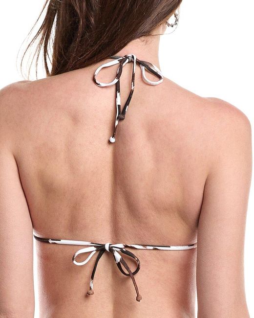 WeWoreWhat Black Triangle Bikini Top