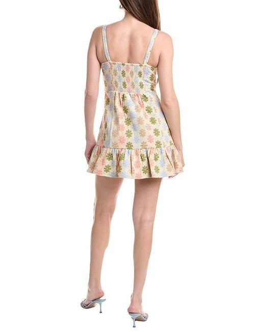Saltwater Luxe Natural Tank Mini Dress