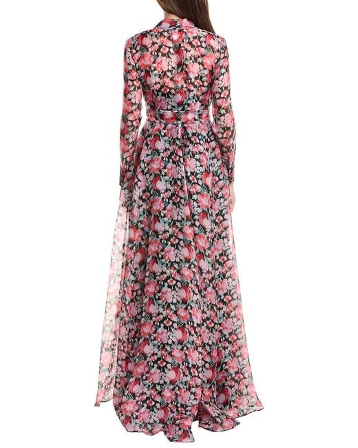 Carolina Herrera Purple Gown