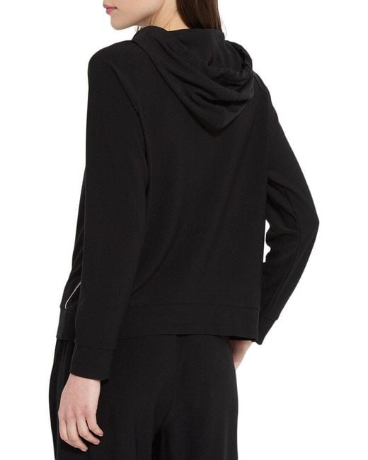 Lyssé Black Julia Stretch Crepe Hoodie