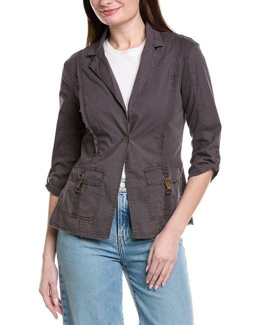 XCVI Gray Blazer