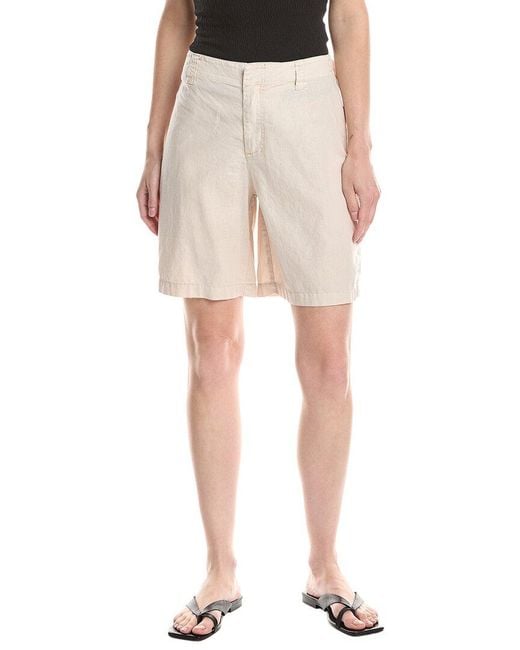 Michael Stars Natural Velma Linen-Blend Short