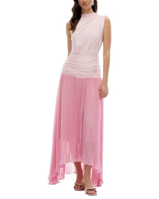 MIRA RICHI Pink Maxi Dress