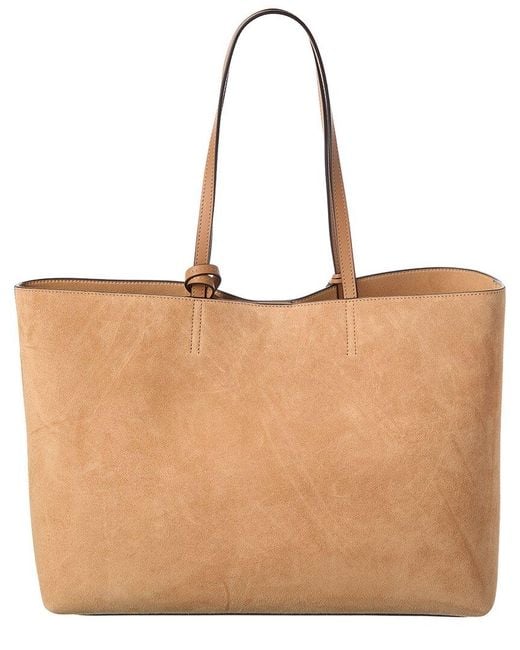Jimmy Choo Brown Nine2Five E/W Suede Tote