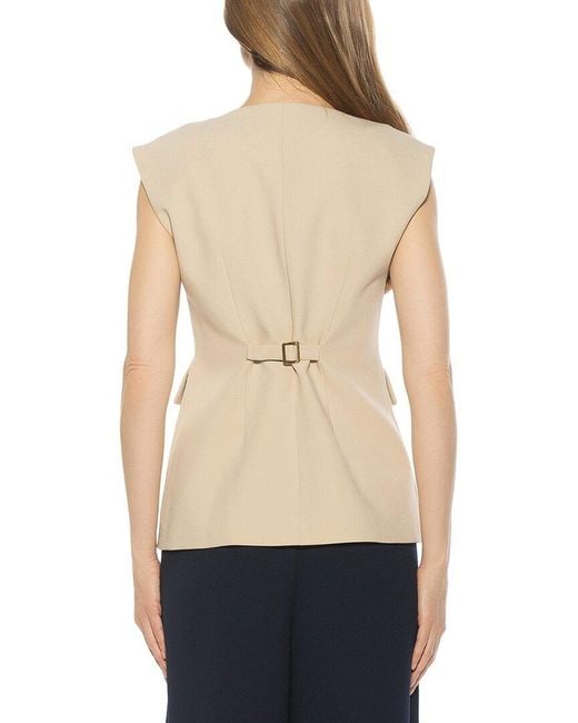 Alexia Admor Natural Pia Vest Jacket