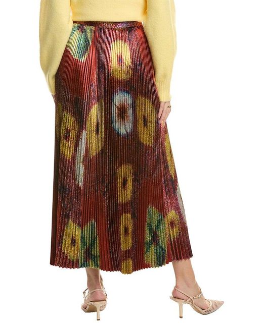 Ulla Johnson Brown Rami Midi Skirt