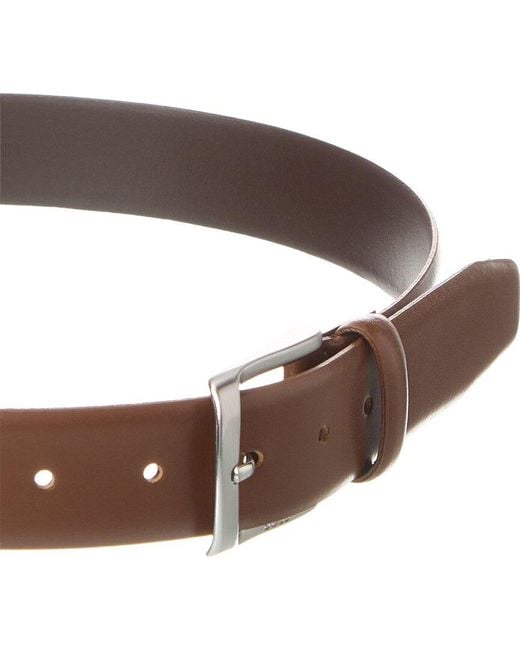 BOSS Udo Leather Belt in Brown for Men | Lyst