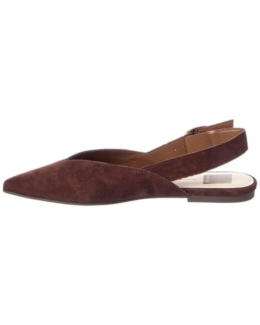 Dolce Vita Brown Grace Suede Flat