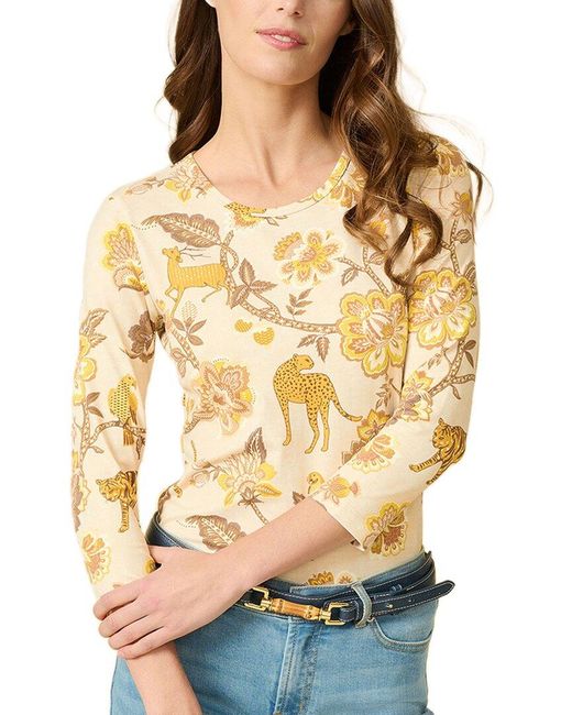 J.McLaughlin Natural Signature T-shirt