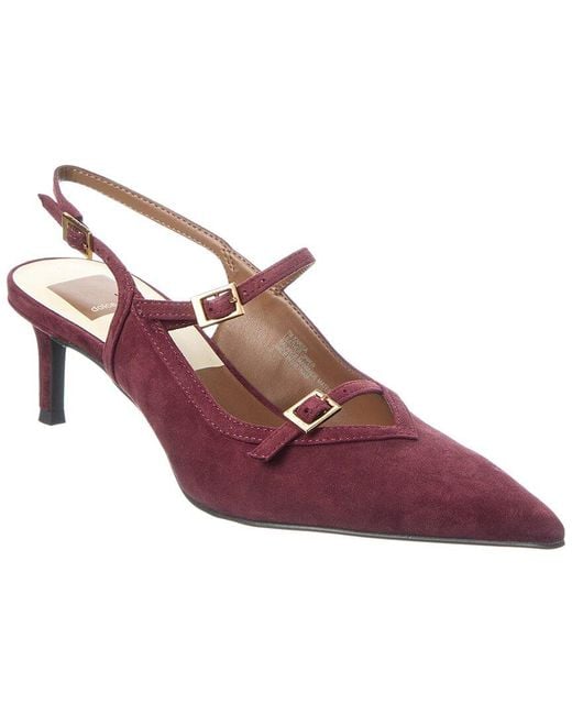 Dolce Vita Red Karisa Suede Pump