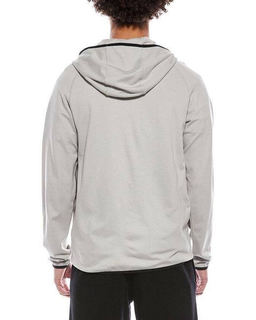 Nike Gray Tech Lightweight Knit Full-Zip Hoodie for men