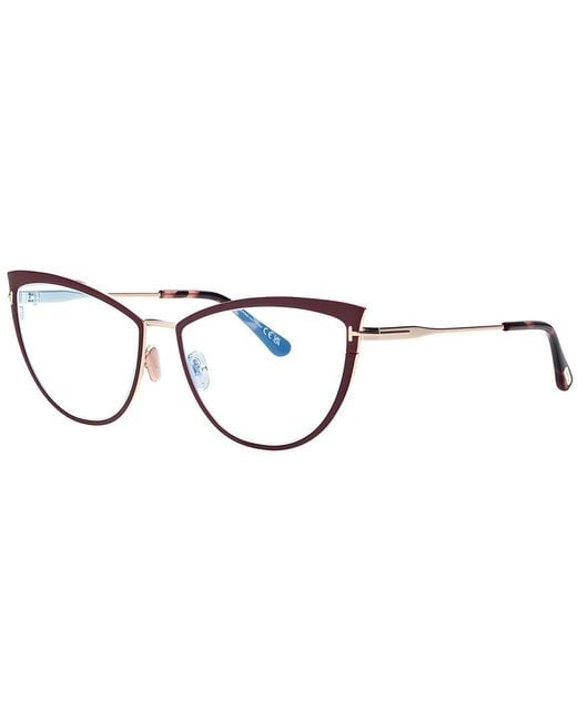 Tom Ford Red Classic 56Mm Optical Frames