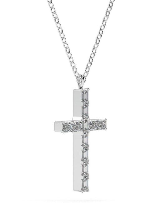Lab Grown Diamonds White 14K 3.00 Ct. Tw. Lab-Grown Diamond Necklace