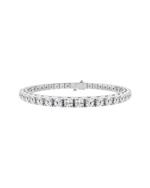 Diana M White Diana M. Fine Jewelry 14K 8.00 Ct. Tw. Lab Grown Diamond Tennis Bracelet