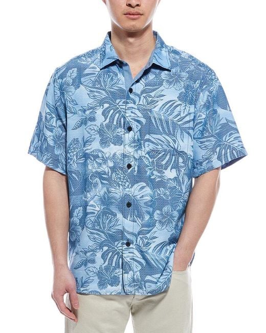 Tommy Bahama Blue Coconut Point Ocean Escape Shirt for men