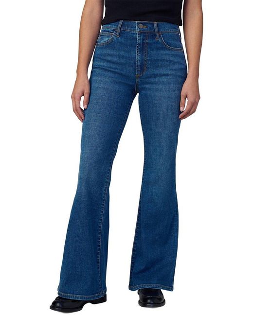 Joe's Jeans Blue High Rise Petite Flare Jean