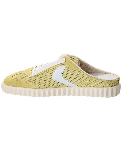 Voile Blanche Metallic Ines Leather Mule Sneaker