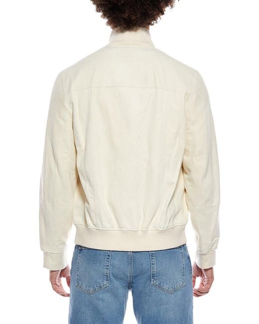 Brunello Cucinelli Natural Suede Jacket for men