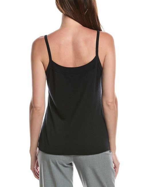 Lafayette 148 New York Black Cashmere Sweater Tank