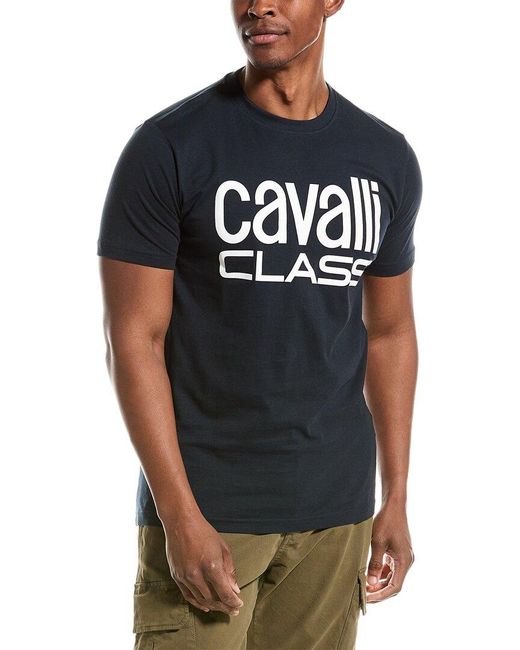 Class Roberto Cavalli Gray T-shirt for men