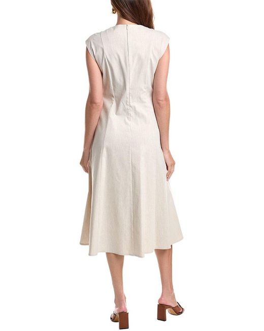 Joseph Ribkoff Natural Midi Dress