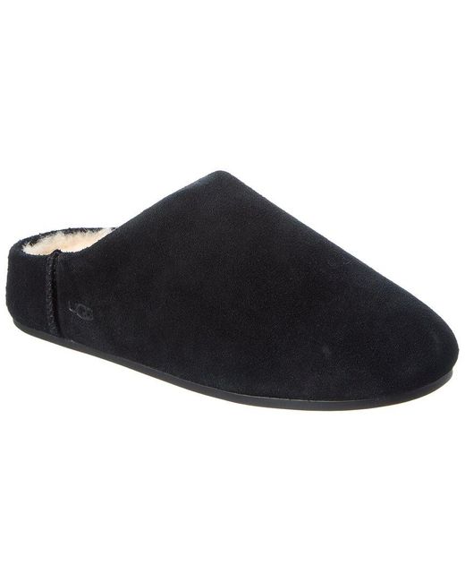 Ugg Black Elea Suede Slipper