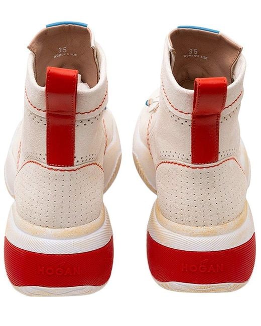 Hogan Pink Interaction Leather Boot