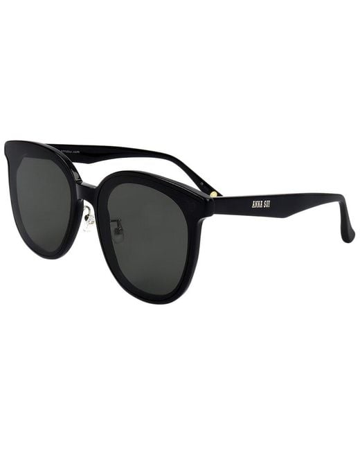 Anna Sui Black As2210 66Mm Sunglasses