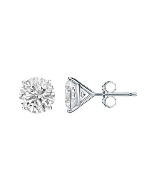 Forever Creations Signature Metallic Forever Creations 14K 0.50 Ct. Tw. Lab Grown Diamond Studs