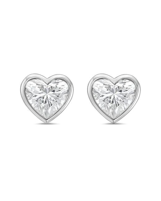 Diana M White Diana M. 14K 8.00 Ct. Tw. Lab-Grown Diamond Stud Earrings