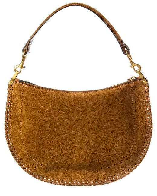 Isabel Marant Brown Oskan Suede Hobo Bag