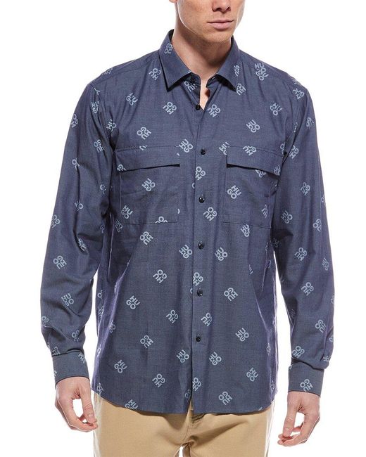 Boss Blue Fantasy Shirt for men