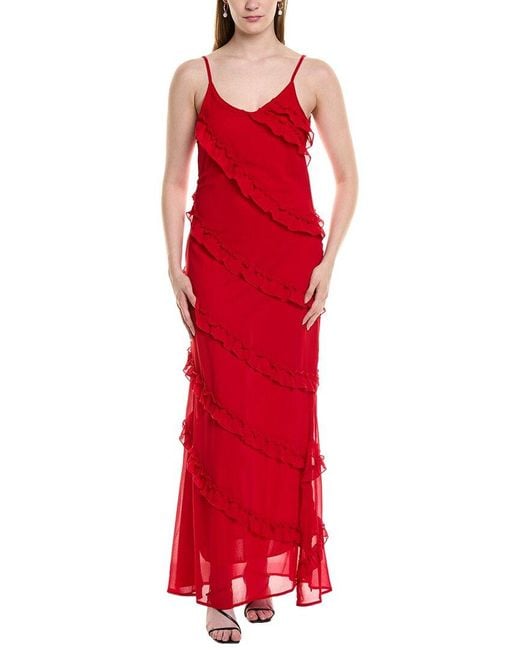 JLuxe Red Maxi Dress