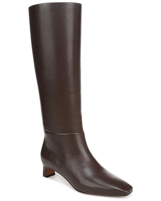 Vince Brown Harlan Tall Leather Boot