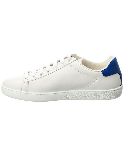 Gucci White Ace Tennis Leather Sneaker
