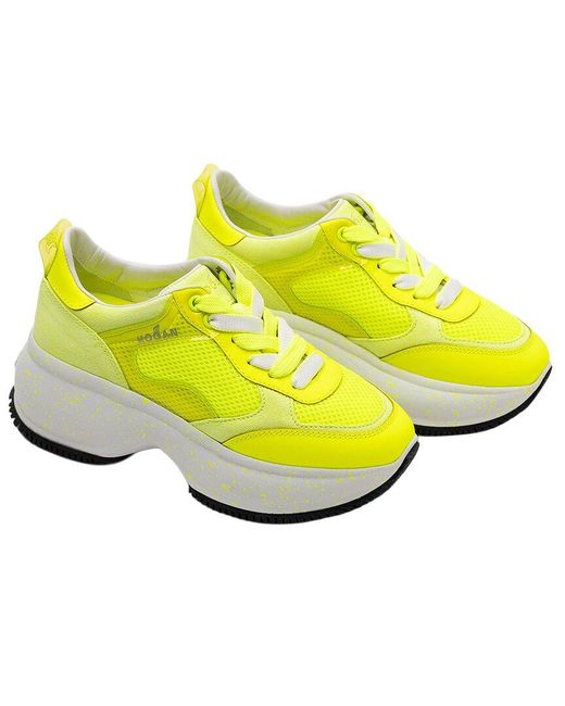 Hogan Yellow Platform Sneaker