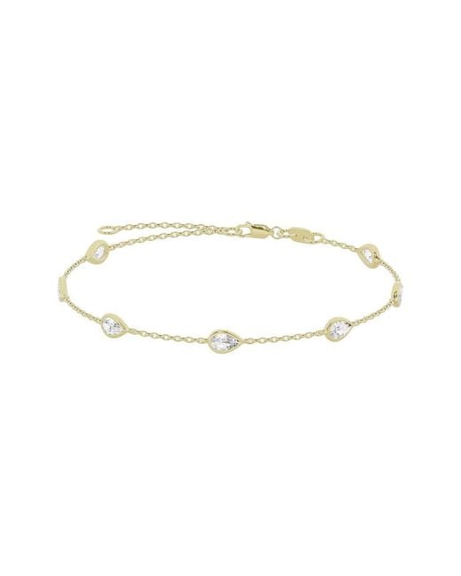 Lab Grown Diamonds White 14K 1.50 Ct. Tw. Lab-Grown Diamond Station Bracelet