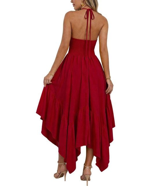 Esea Red Maxi Dress
